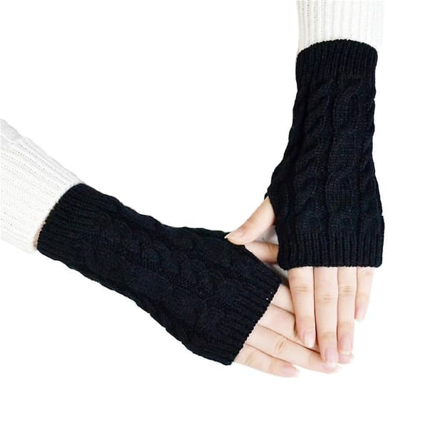 Neulotut sormikkaat (LGL) Black One-size