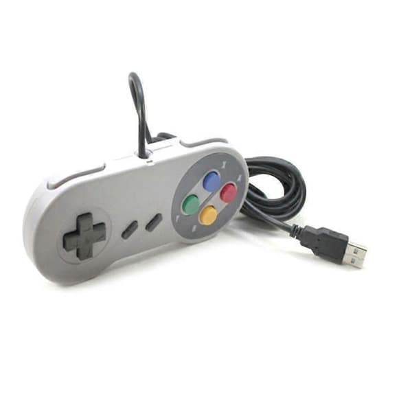 Usb Retro Super Controller til Sf Snes Pc Windows Mac Spiltilbehør (LGL)