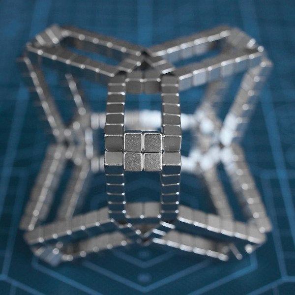 125 st Kraftfulla sällsynta jordartsmetaller fyrkantiga neodymmagneter Block Cube Educational Toy BoSaiD[GL]