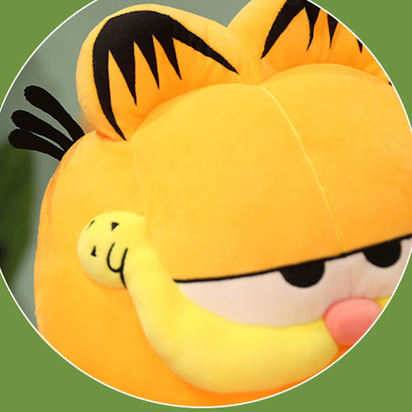 Söt Garfield Plyschdocka Present Leksak Plyschkudde Pojke Flicka Gul Katt Djurtecknade Figurer