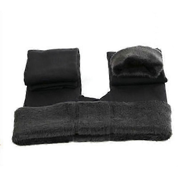 Varma avslappnade leggings med fleece för damer LGL Black M