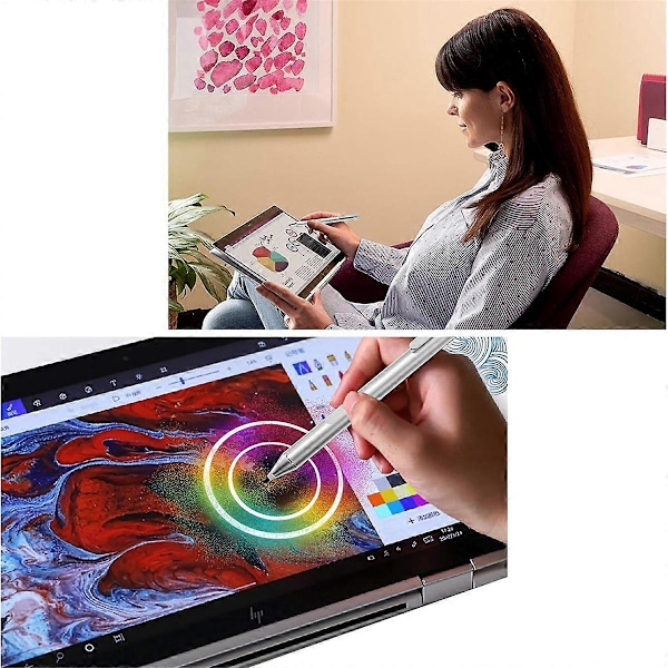 Pen til Elite X2 1013 G3, EliteBook X360 G2/G3/G4, ProBook G1/G2, Elite Laptop Pen til T4Z24AA LGL SilverGray