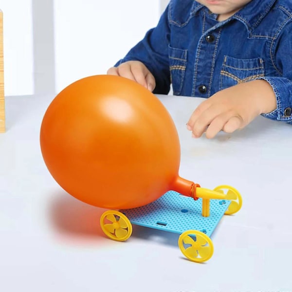 DIY Ilmapallokäyttöinen lelu Tieteellinen tiedekoe Sarjat Ilmapallokäyttöinen auto Varhaiskasvatus ystäville Naisopiskelijat (LGL)