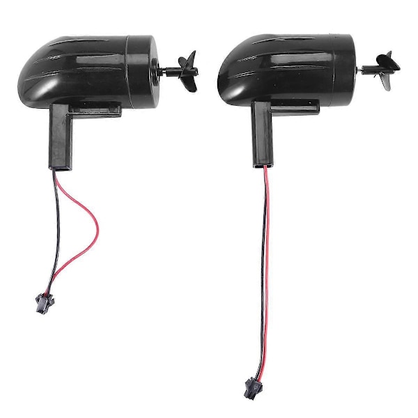 1 par motor för Flytec 2011-5 fiske RC-båt för uppgraderad 2011-5 betesbåt, vänster sida & höger sida LGL black