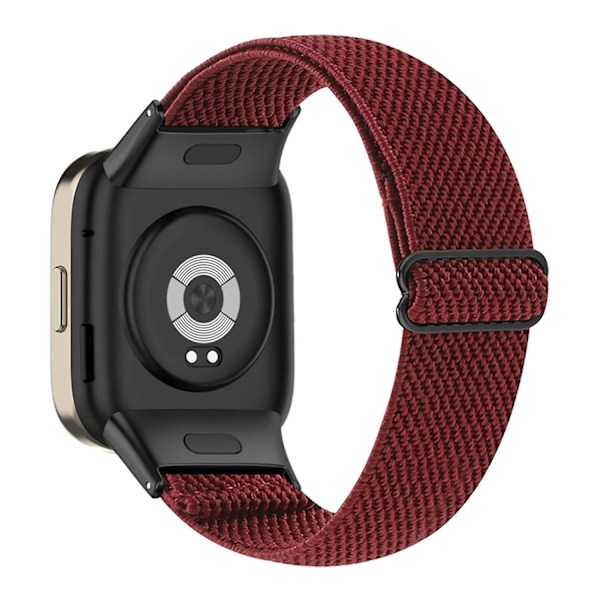 For Xiaomi Redmi Watch 3 Watch Strap Elastic Nylon Adjustable Smart Watch Band - Arrow [GGL] Wine red, Wine Red Style G Xiaomi Redmi Watch 3