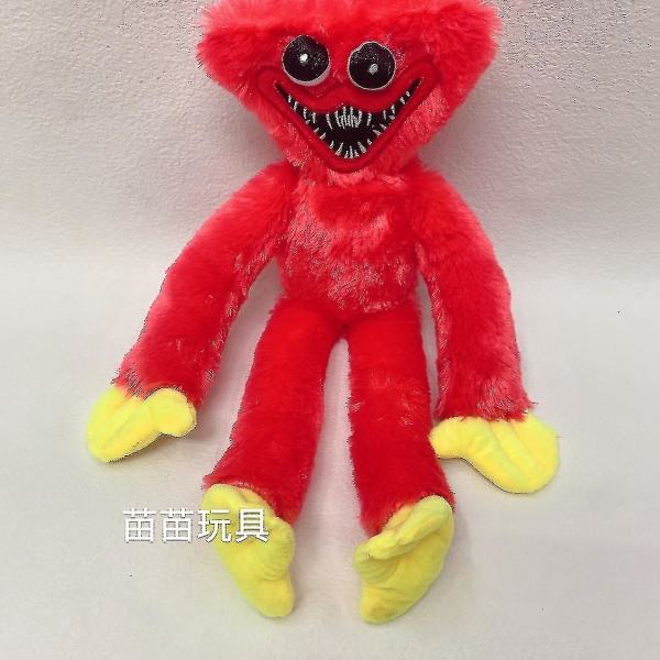20cm/40cm/80cm/100cm Playtime Plyschleksaksfigur Huggy Wuggy Doll Red 40cm