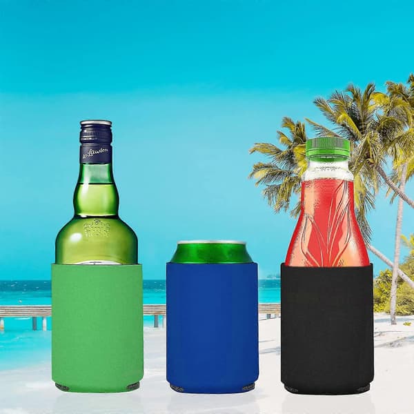 6 stk. Dåsekølere til fest, isolerede foldbare ølflaskekølere, 330 ml flasker (LGL)