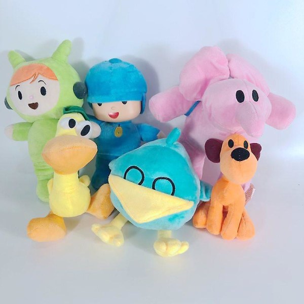 Mjuk Leksak 22cm Pocoyo Pato Plysch Leksak Kawaii Pocoyo Anka Pato Plysch Mjuk Stoppade Leksaker Docka För Barn