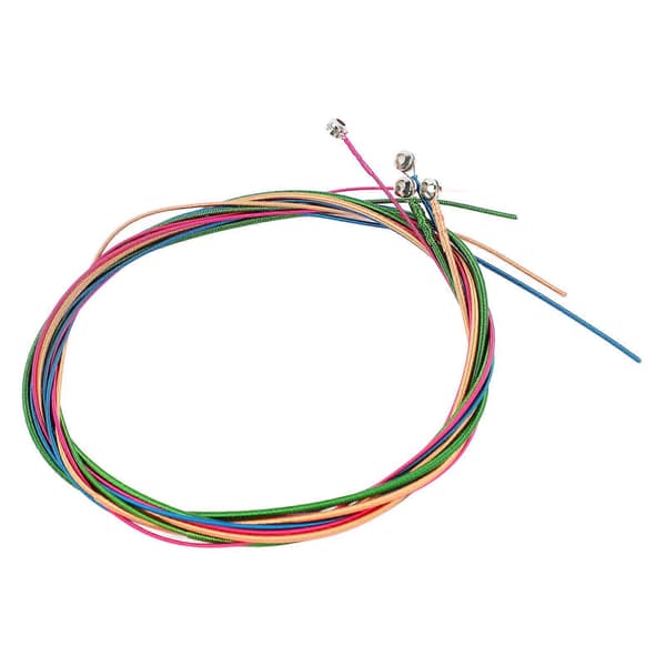 4-pack Gitarrsträngar Rostfritt Stål Tråd Innerkärna Elektrisk Bas Färgade Strängar för Akustisk Gitarr 120cm (LGL)