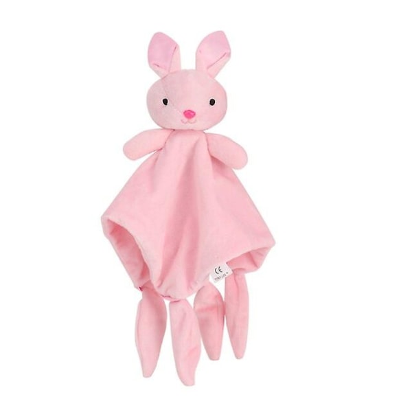 Baby pehmolelut vauvoille Pehmeät pehmolelut Baby rauhoittavat pyyhenukke pupu pehmolelut baby lelut 0 12 kuukautta Pink rabbit
