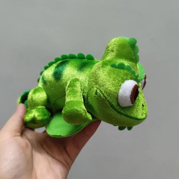 15cm Kameleont Plyschleksak Docka Pascal Rapunzel Pascal Stoppade Djur Pascal Rapunzel Axeldokka Barnfödelsedagspresent Leksak Chameleon