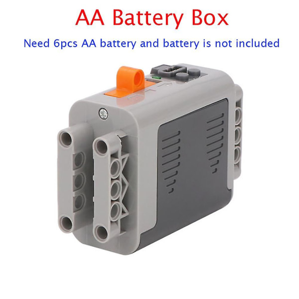 Tekniska delar Servomotor Batterilåda Ir Infraröd Fjärrkontroll Mottagare Pf Modell kompatibel med eds Blocks Bricks[GL] AA Battery Box