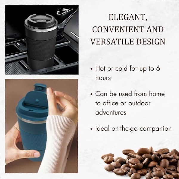 Resemugg i svart, 380 ml (LGL)