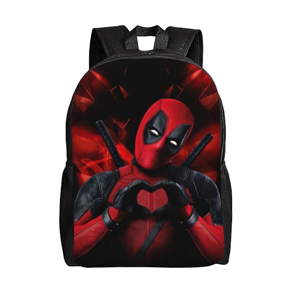 v406 Deadpool Barnryggsäck för grundskoleelever Bokväskor för tonårspojkar dmSJB406