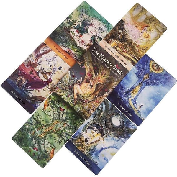 10,4*7,3 cm Tree Keepers Oracle 44 stk kort Oracle Deck Selskapsspill (LGL)