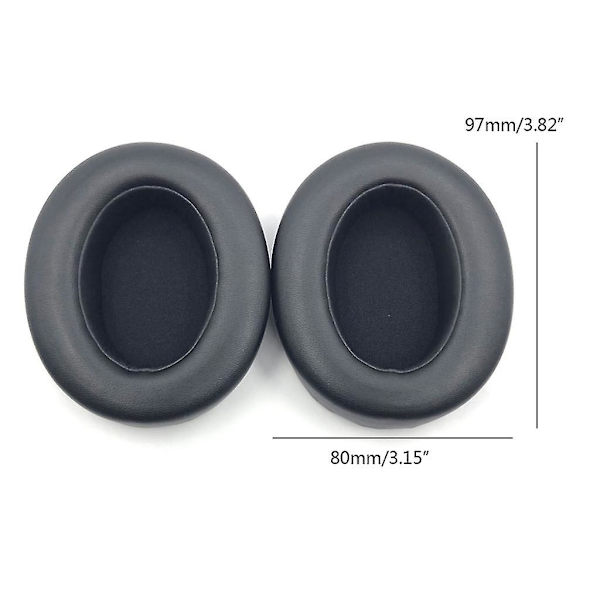 Elastiska öronkuddar för Sony Wh-xb910n Xb910n Hörlurar Black