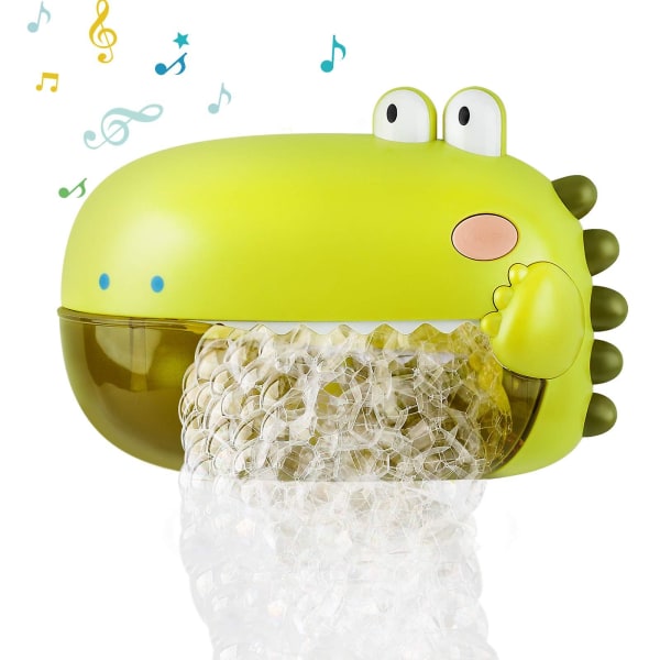 Bath Boble Machine, Badeleke Baby, Boble Machine Bath Leke, Dinosaur Bubble Maker[GL]
