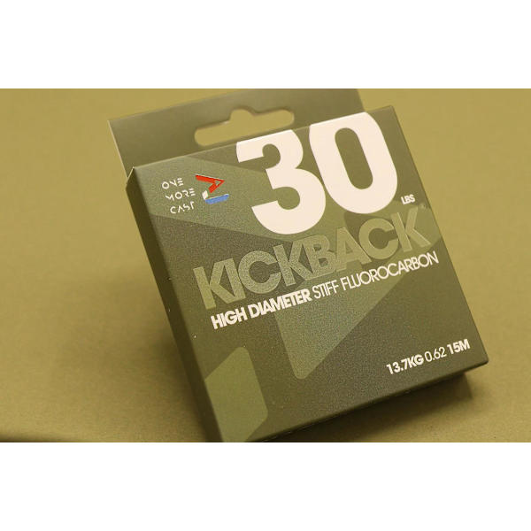 Kickback Hög Diameter Styv Fluorkarbon 30lb 0.62mm // (LGL)