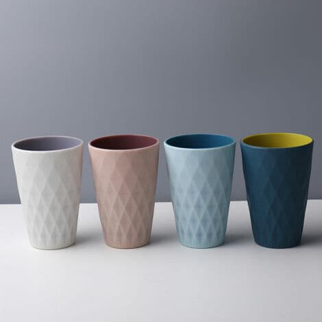 450 ml plastkopp, nordisk design, solid og fallsikker (lys blå) (LGL)