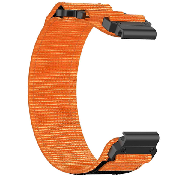 22mm Nylon Klokkereim For Garmin Instinct 2 Solar LGL Orange