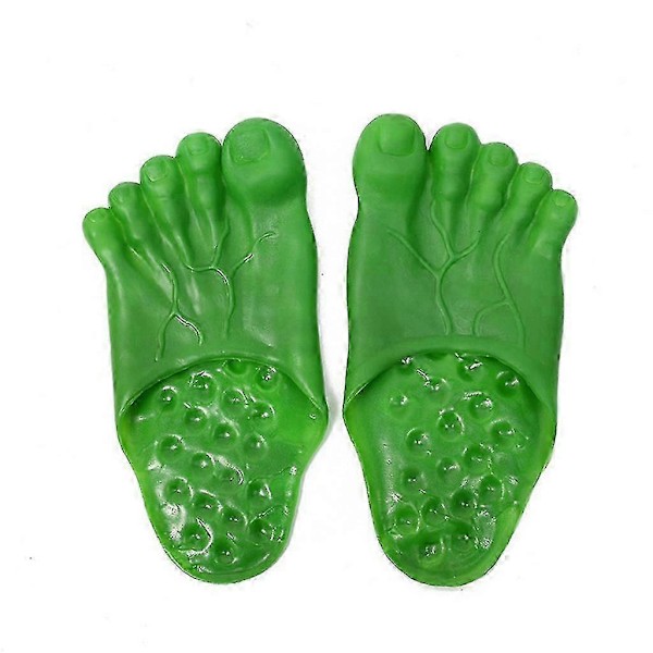 Hulk Knepig Simulation Stora Fötter Skor Barfota Stora Fötter Parodi Hulk LGL Green