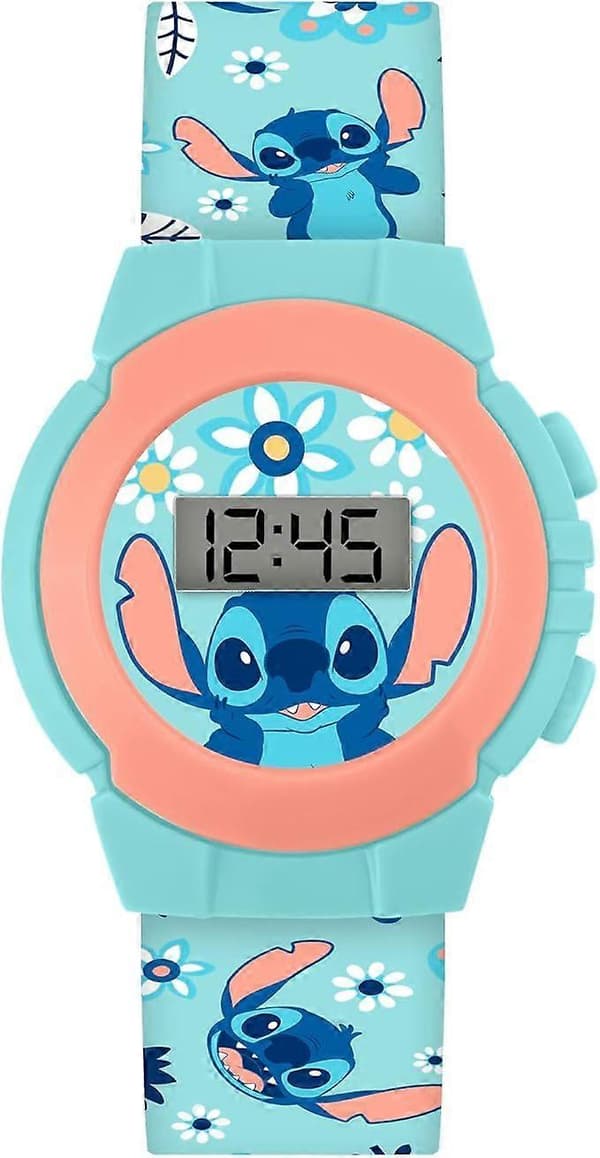 - Lilo And Stitch Blå Digital Klocka Merchandise (LGL) Black