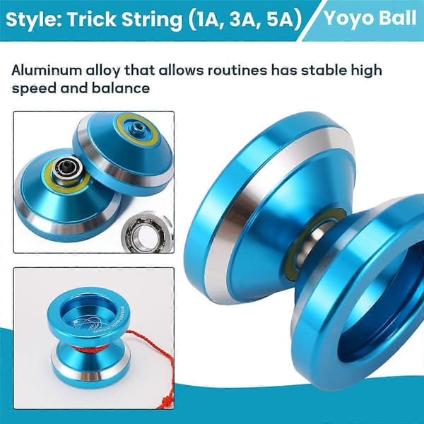 MAGIC YOYO N8 Aluminium Professionel Yo Yo - (LGL) Blue