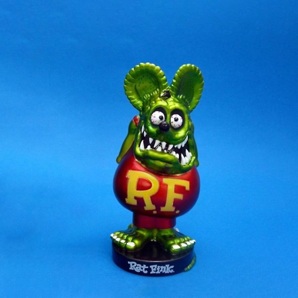 Modellegetøj Rotte Fink Design Dekoration PVC Hoved Crazy Mouse Actionfigur til Børn[GL] Red