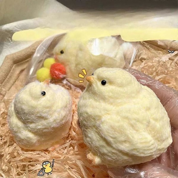 Ny Handgjord Squishy Chickenhy Kyckling Squishy Leksaker Silikon LGL small56cm