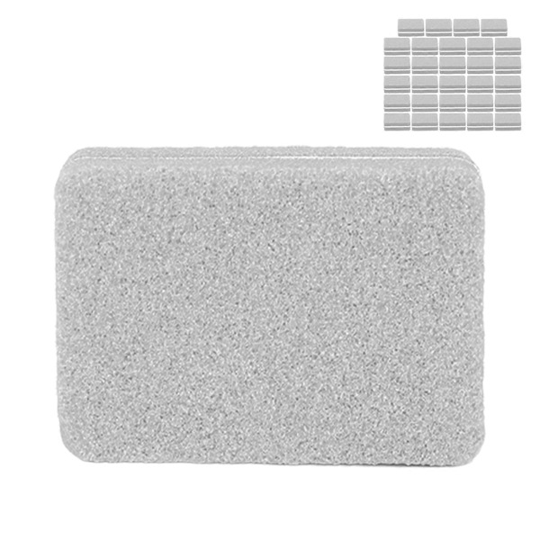 30 st Nagelbufferblock Professionell Salong Mini Portabel Nagelpoleringssandblock Manikyrverktyg Grå (LGL)