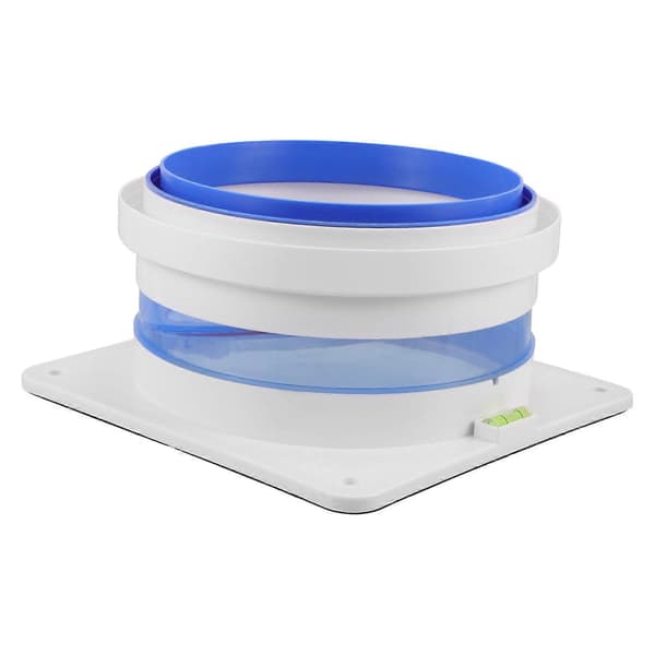 Ventilationsrör Backventil Luftutsläpp Enkel Design 1Set (LGL) White 19.00X19.00X9.50CM