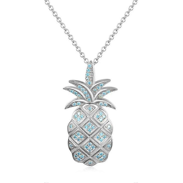 Riippukoru Sininen Cz Korut Ananas Kaulakoru Painajainen Ennen Joulua Lahja Linkkiketju LGL