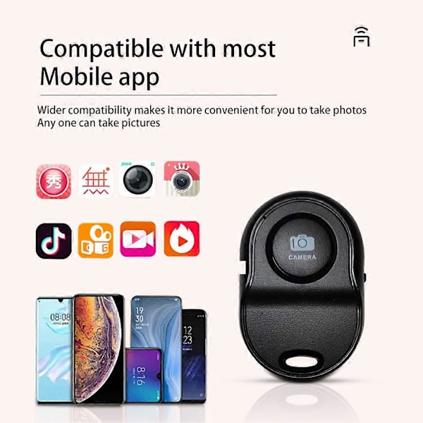 Ny Bluetooth-kompatibel selfie fjernbetjening til Android/IOS trådløs fjernbetjening LGL