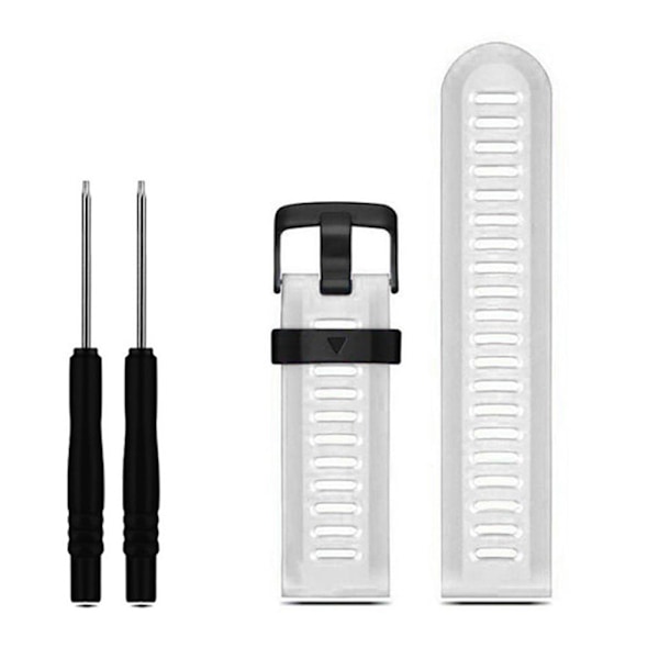 Armbånd for Garmin Fenix 3 HR/6X GPS/5X Sapphire/Descent MK1 (LGL) Vit