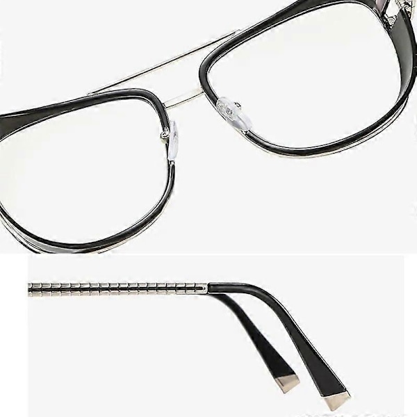 Tony Stark Solbriller Mand Kvinde Steampunk Solbriller Herre Vintage Gradient Rød Solbrille UV400 LGL Yellow mercury