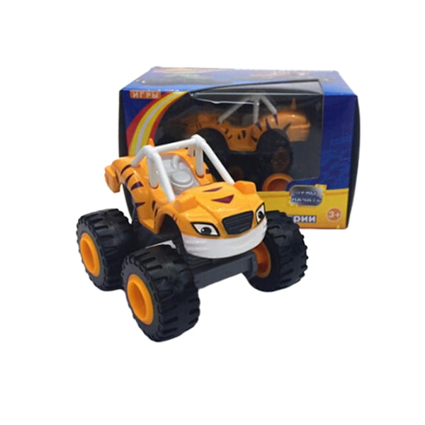Super Stunts Truck Nickelodeon Blaze ja Monster Machines Lasten Lelu Kilpa-auto Lelu LGL Yellow