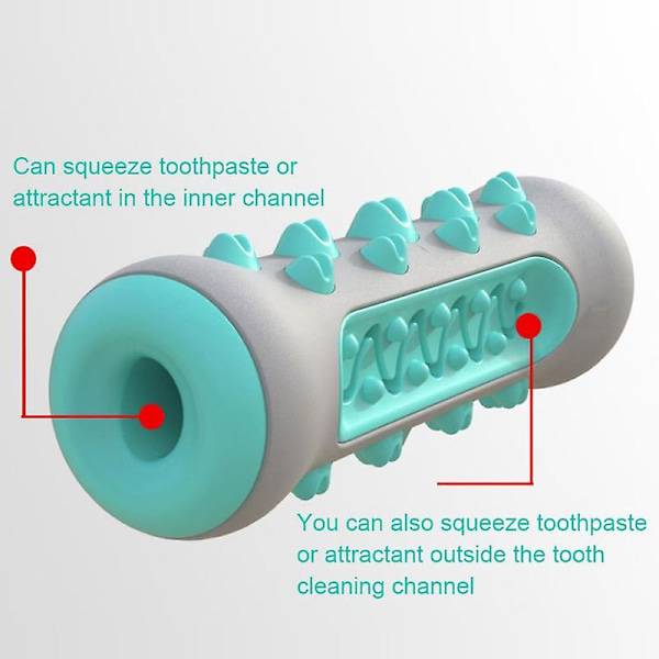 Tuggvänliga hundleksaker, husdjursmolarsticka, hundtandborste, tandrengöringsverktyg, tandslipningssticka [GGL] Blue