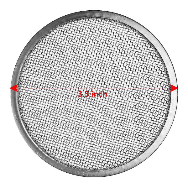 5-pak rustfrie stål spirende lokk, 86mm spirende krukke sil lokk, for brede munn murkrukker, hermetikkrukker [LGL]