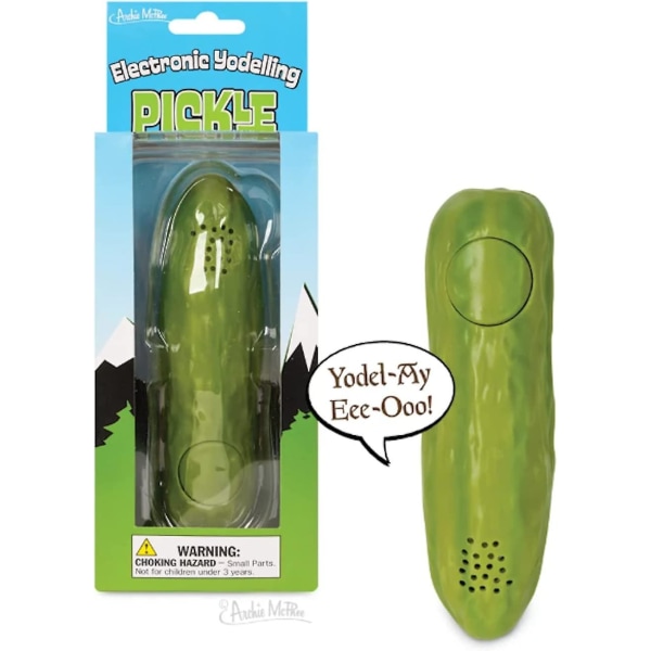 Jodling Pickle: et musikalsk leketøy, moro for alle aldre, flott gave, timer med tankeløs underholdning gratis frakt)