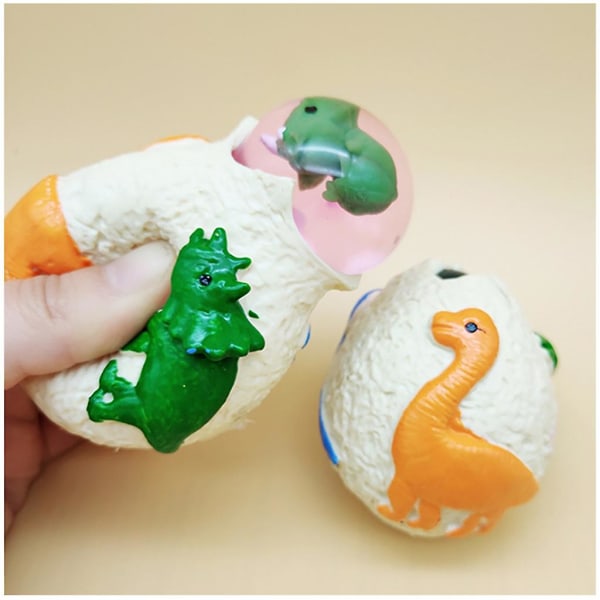 2 Fidget Dinosaur Figur Hånd For Pop Squeeze Legetøj Nyhed Gag Voksne Angst T
