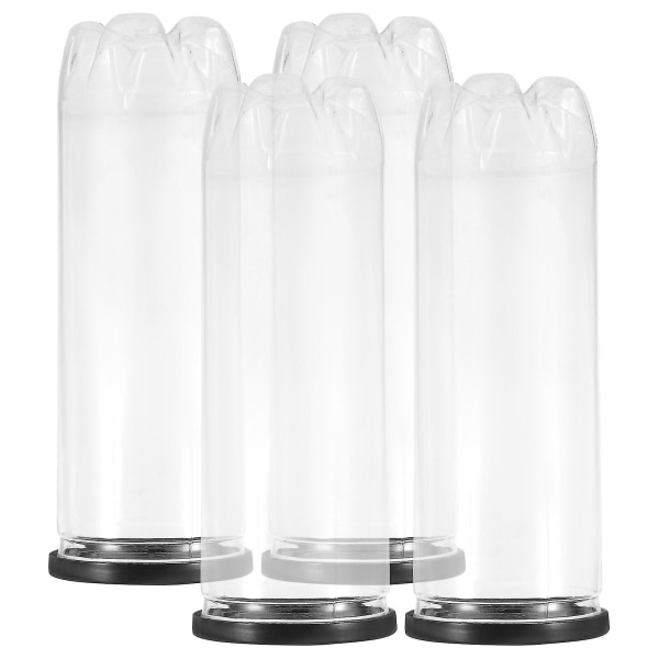 4pcs Practical Tennis Balls Container Clear Bottle For Balls Tennis Organizer [LGL]