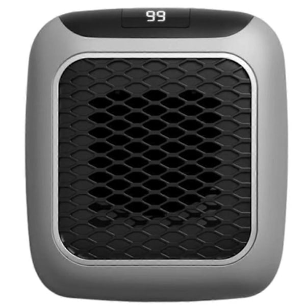 Väggmonterade element med fjärrkontroll 800W PTC-keramiska elektriska element Låg konsumtion Rumsvärmare för hemmet LGL Grey UK plug