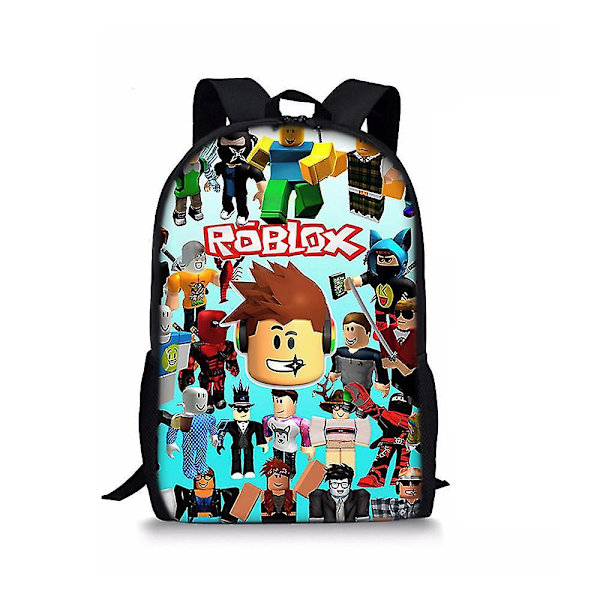 Ryggsäckar med Roblox-tryck för pojkar och flickor A