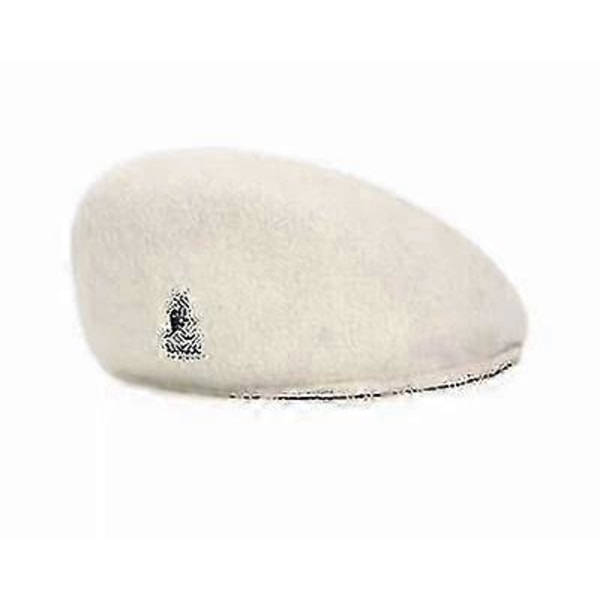 Miesten Naisten Lakit Kenguru Baretti Taiteilija Pipo Hattu LGL white M(56-58CM)