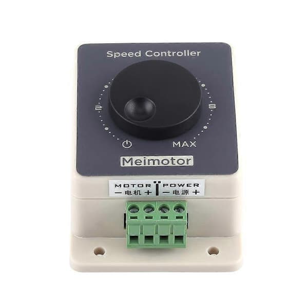 2V Motorhastighetskontroller, 10-60V 20A DC Pulsbreddemodulator PWM Motorhastighetskontroller Regulator Vanntett Skall (LGL)