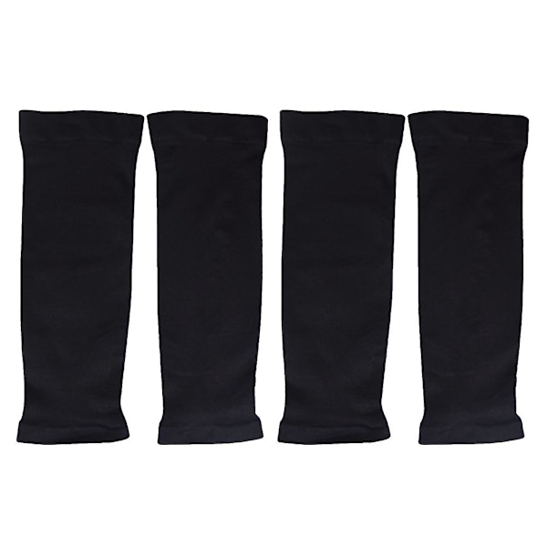 2 par volleyboll arm sleeves kylsleeves solskydd arm cover barn sol uv-skydd [GGL] Black M