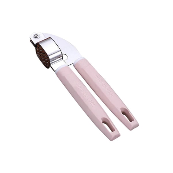 Hvitløkspresse med Ergonomisk Håndtak, Rustfritt Stål Hvitløkspresse, 17 cm Hvitløkskutter, Praktisk og Lett å Rengjøre (LGL)