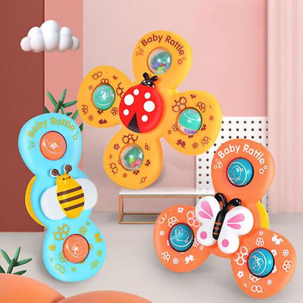 Baby Sugkopp B Spinner Cartoon Leksaker Fidget Spinning Leksaker Fjäril Gåvor[GL]