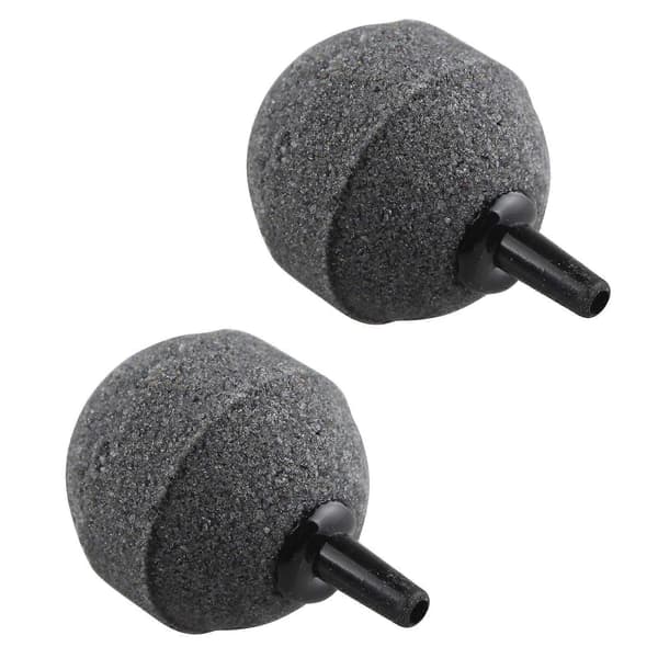 2 st 30 mm Akvarium Boll Bubbla Luftstenar Diffusor för Akvarium Hydroponisk Pump (LGL)