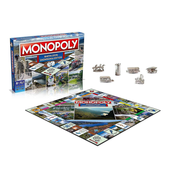 Rhifyn Eryri Snowdonia Edition Monopoly brætspil